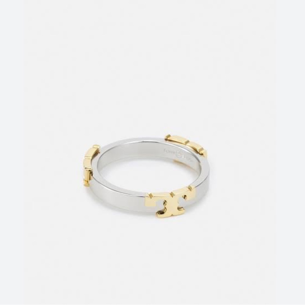 Tory Burch Ring Two Toned Size 7